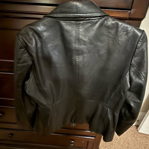 Vintage Guess Black Leather Outerwear - Picture 4 of 6